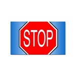 stopsign Sticker (Rectangular)