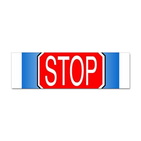 stopsign Sticker (Bumper) from UrbanLoad.com Front