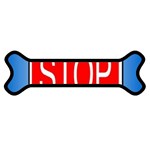 stopsign Magnet (Dog Bone)