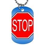 stopsign Dog Tag (One Side)