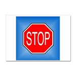 stopsign Sticker A4 (10 pack)