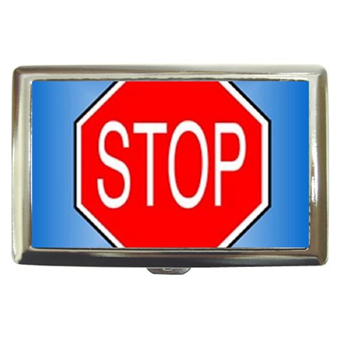 stopsign Cigarette Money Case from UrbanLoad.com Front