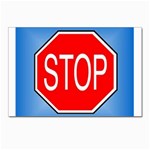 stopsign Postcard 4 x 6  (Pkg of 10)