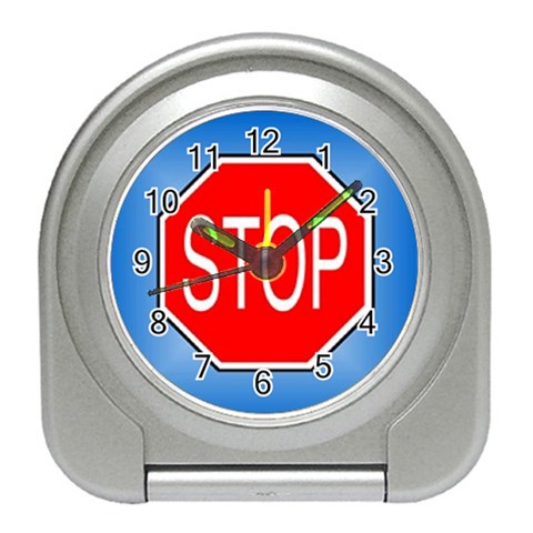 stopsign Travel Alarm Clock from UrbanLoad.com Front