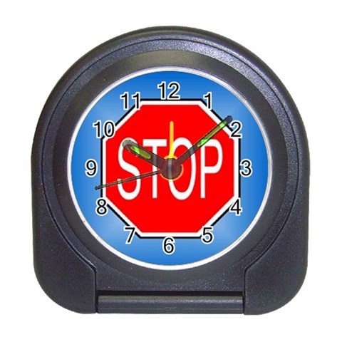 stopsign Travel Alarm Clock from UrbanLoad.com Front