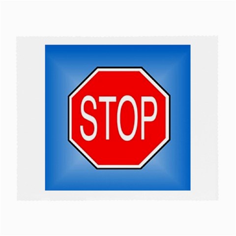 stopsign Glasses Cloth (Small) from UrbanLoad.com Front