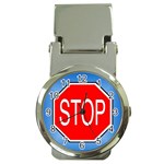 stopsign Money Clip Watch