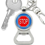 stopsign Bottle Opener Key Chain