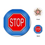 stopsign Playing Cards (Round)