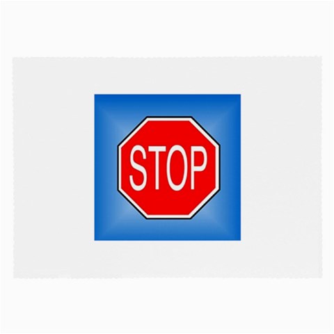 stopsign Glasses Cloth (Large) from UrbanLoad.com Front
