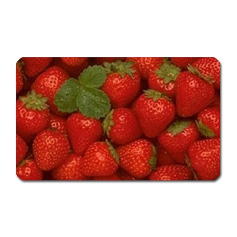 strawberries Magnet (Rectangular) from UrbanLoad.com Front
