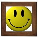 smiley face Framed Tile