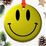 smiley face Ornament (Round)