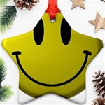 smiley face Ornament (Star)