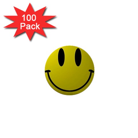 smiley face 1  Mini Button (100 pack)  from UrbanLoad.com Front