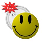 smiley face 2.25  Button (10 pack)