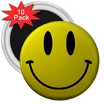 smiley face 3  Magnet (10 pack)