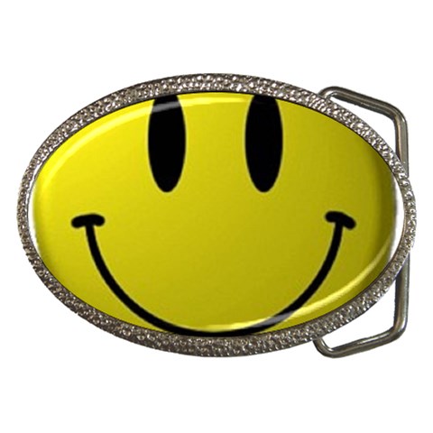 smiley face Belt Buckle from UrbanLoad.com Front