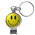 smiley face Nail Clippers Key Chain