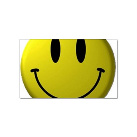 smiley face Sticker (Rectangular) from UrbanLoad.com Front