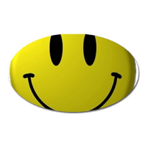 smiley face Magnet (Oval) from UrbanLoad.com Front