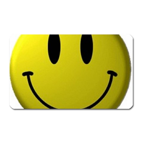 smiley face Magnet (Rectangular) from UrbanLoad.com Front