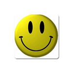 smiley face Magnet (Square)