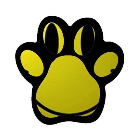 smiley face Magnet (Paw Print) from UrbanLoad.com Front