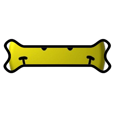 smiley face Magnet (Dog Bone) from UrbanLoad.com Front