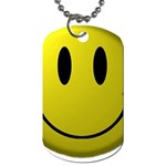 smiley face Dog Tag (One Side)