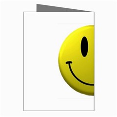 smiley face Greeting Cards (Pkg of 8) from UrbanLoad.com Right