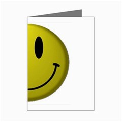 smiley face Mini Greeting Card from UrbanLoad.com Left