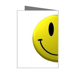 smiley face Mini Greeting Card from UrbanLoad.com Right