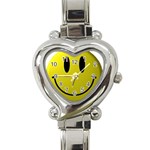 smiley face Heart Italian Charm Watch