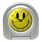 smiley face Travel Alarm Clock