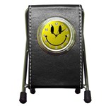 smiley face Pen Holder Desk Clock