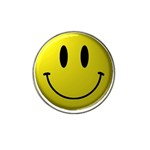 smiley face Hat Clip Ball Marker (4 pack)