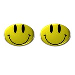 smiley face Cufflinks (Oval)