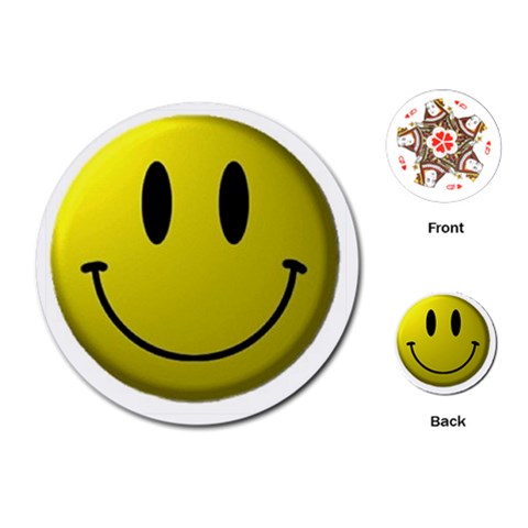 smiley face Playing Cards (Round) from UrbanLoad.com Front