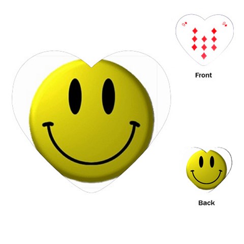 smiley face Playing Cards (Heart) from UrbanLoad.com Front