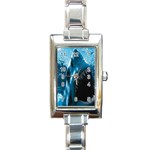 shark Rectangular Italian Charm Watch