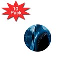 shark 1  Mini Button (10 pack) 