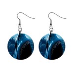 shark 1  Button Earrings