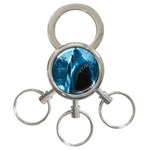 shark 3-Ring Key Chain