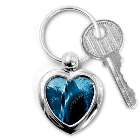 shark Key Chain (Heart) from UrbanLoad.com Front