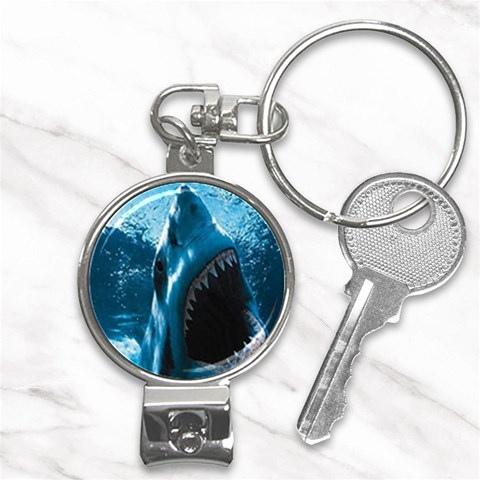 shark Nail Clippers Key Chain from UrbanLoad.com Front