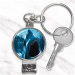 shark Nail Clippers Key Chain