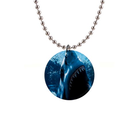 shark 1  Button Necklace from UrbanLoad.com Front