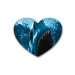 shark Rubber Coaster (Heart)