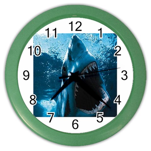 shark Color Wall Clock from UrbanLoad.com Front